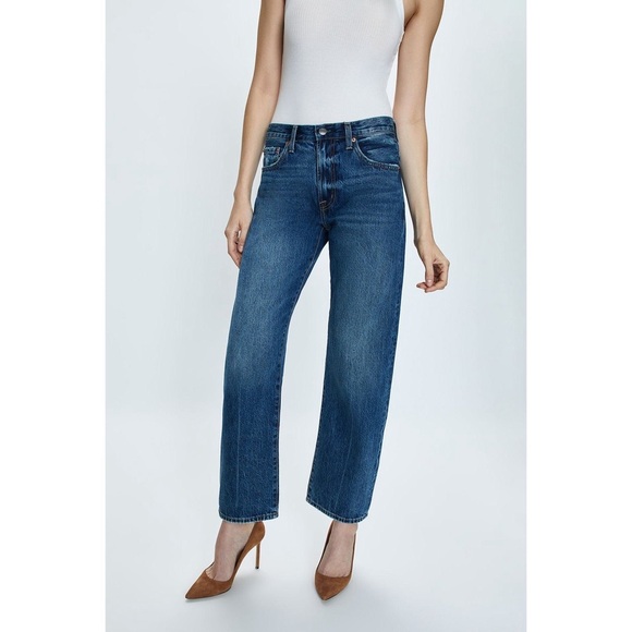 Lexi Mid Rise Bowed Leg - Picture 2 of 7